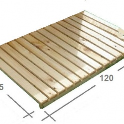 TERRAZA EXTERIOR DE MADERA 120X65cm